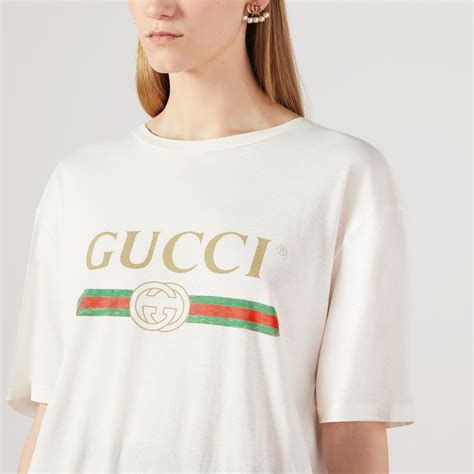 gucci crest t shirt white|t shirt Gucci diamond.